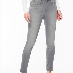 Athleta Sculptek Grey Wash Skinny Jeans Size 4